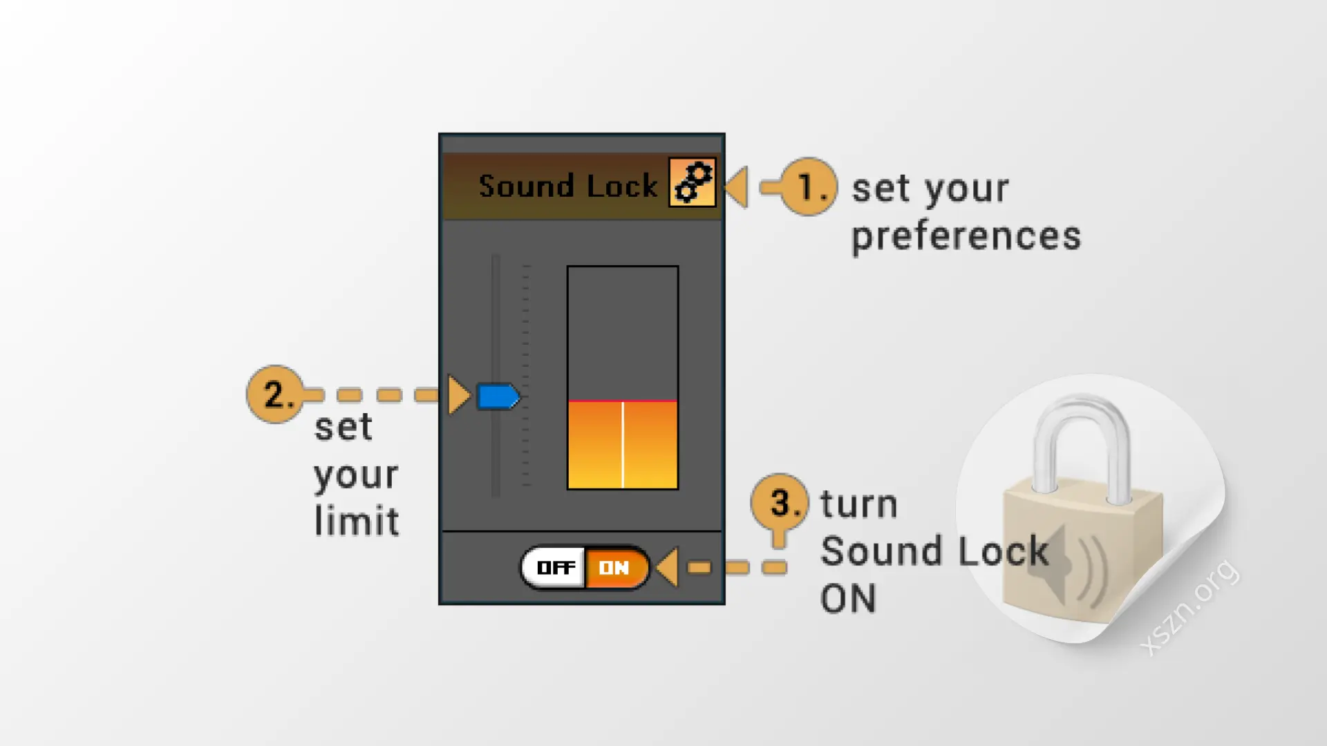 “Sound Lock”屏幕截图
