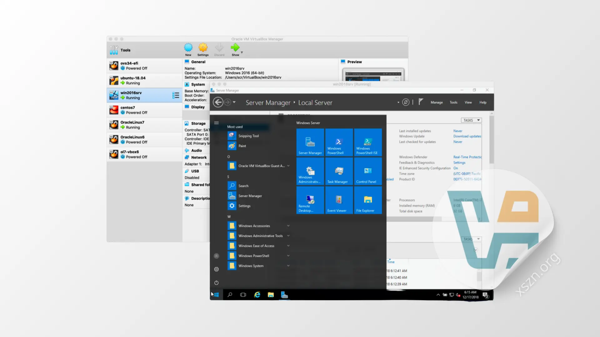 “VirtualBox”屏幕截图
