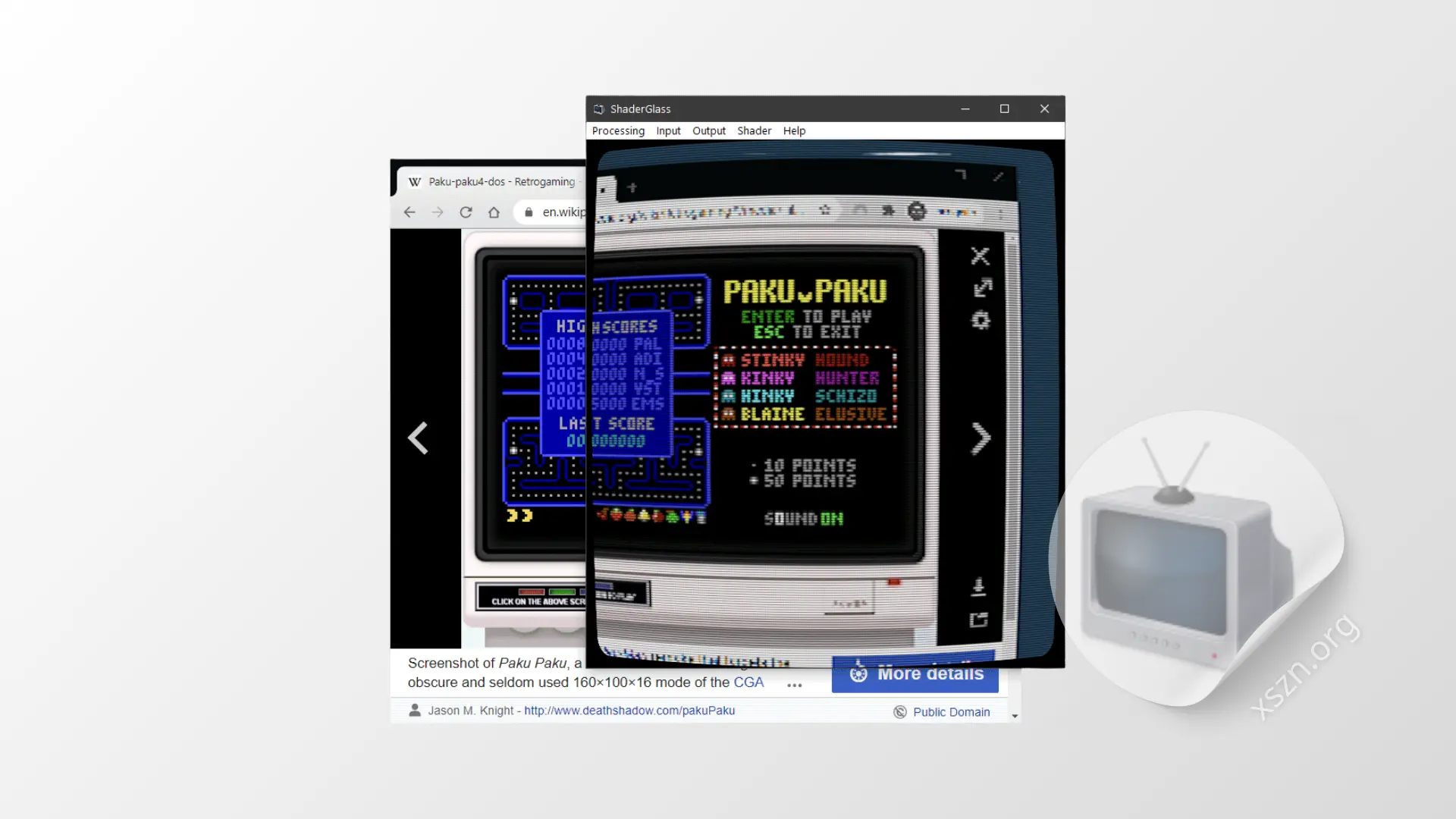 “ShaderGlass”屏幕截图